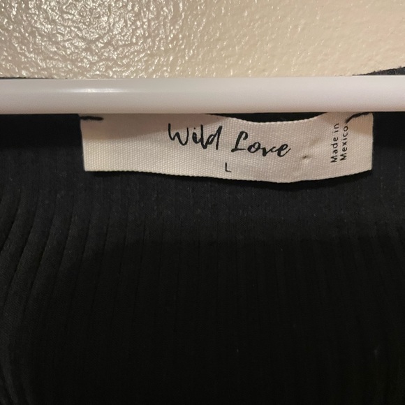 Black Long Sleeve Top - Picture 3 of 3